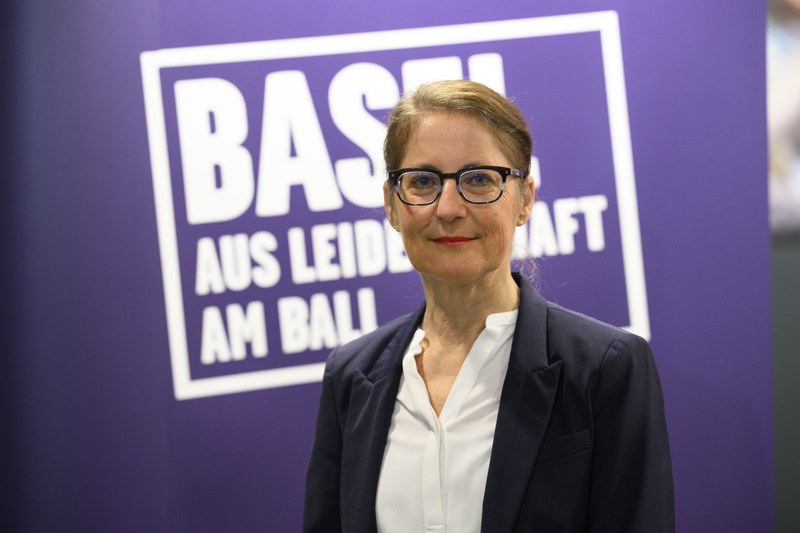 Sabine Horvath, Gesamtprojektleiterin der Host City Basel für die UEFA Women’s EURO (Foto zVg / Host City Basel)