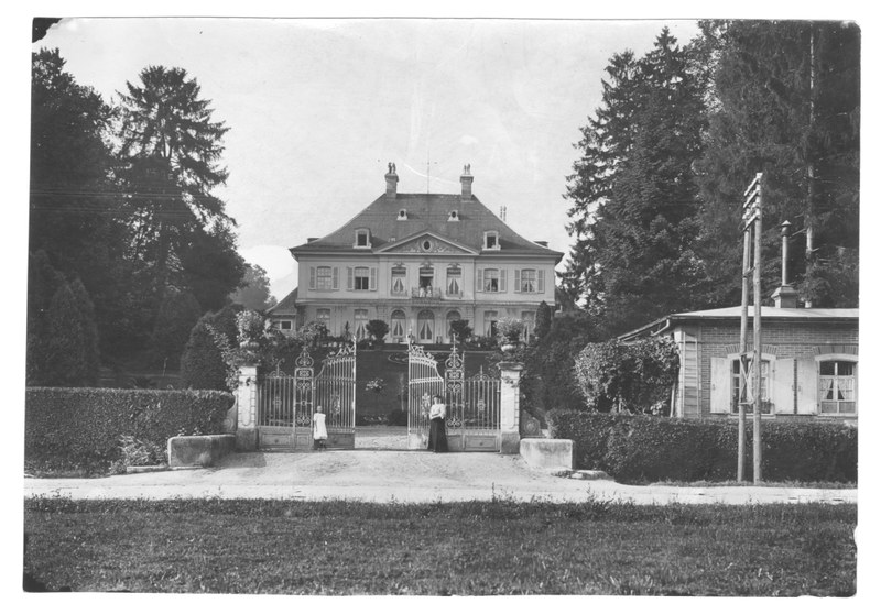 Schloss Ebenrain, Nordseite, um 1900 (Foto: Staatsarchiv Baselland)