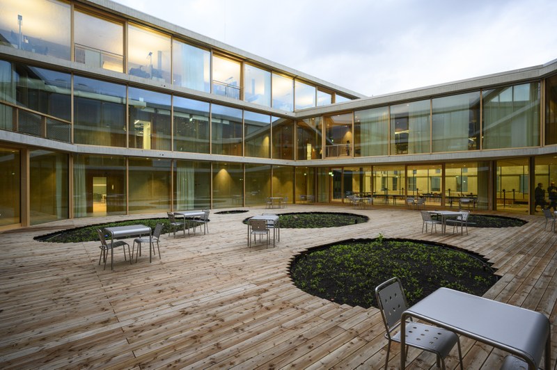 Neubau des Departements Sport, Bewegung und Gesundheit (Foto: Dominik Plüss, zVg von der Universität Basel)
