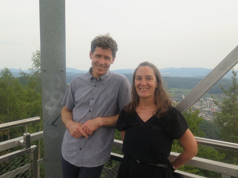 Oliver Wirths, Katrin Campanini, Co-Projektleiter des Projekts DTG der Gerichte (Foto: Julia Reidemeister)