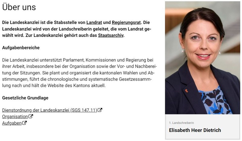 Die Standard Einstellung mit Bild