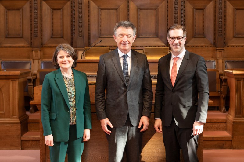 Besuch des Präsidenten der Région Grand Est in den beiden Basel