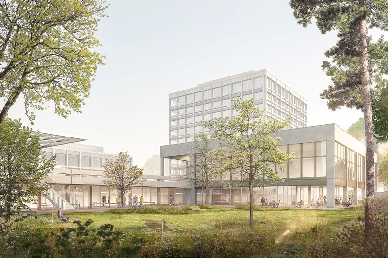 Sek-II-Campus Polyfeld Muttenz, Etappe 1 – BBZ (Berufsbildungszentrum Baselland)