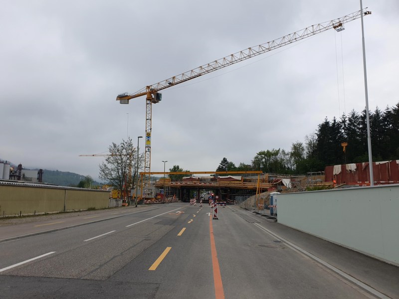 Foto: Neue Brücke Dornacherstrasse, Aesch