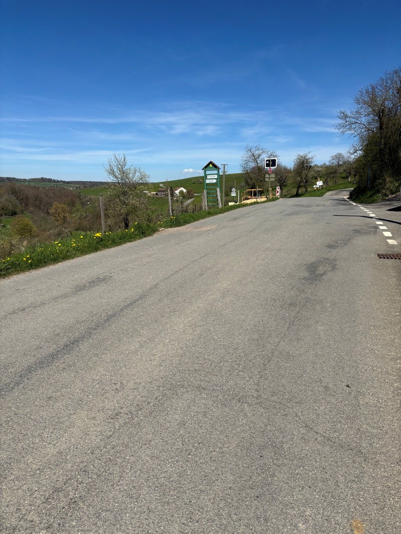 Oltingen – Anwil: Anwilerstrasse infolge Bauarbeiten gesperrt.