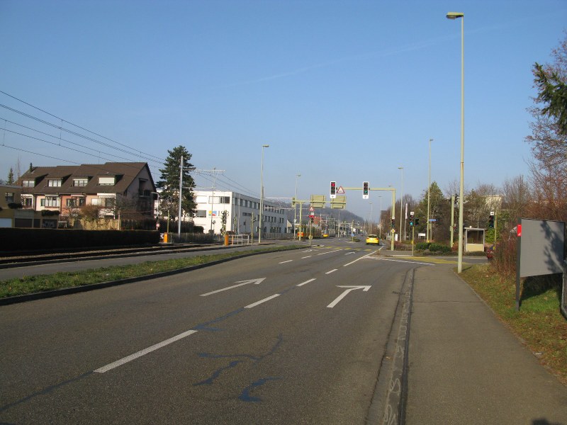 Kreuzung in Reinach