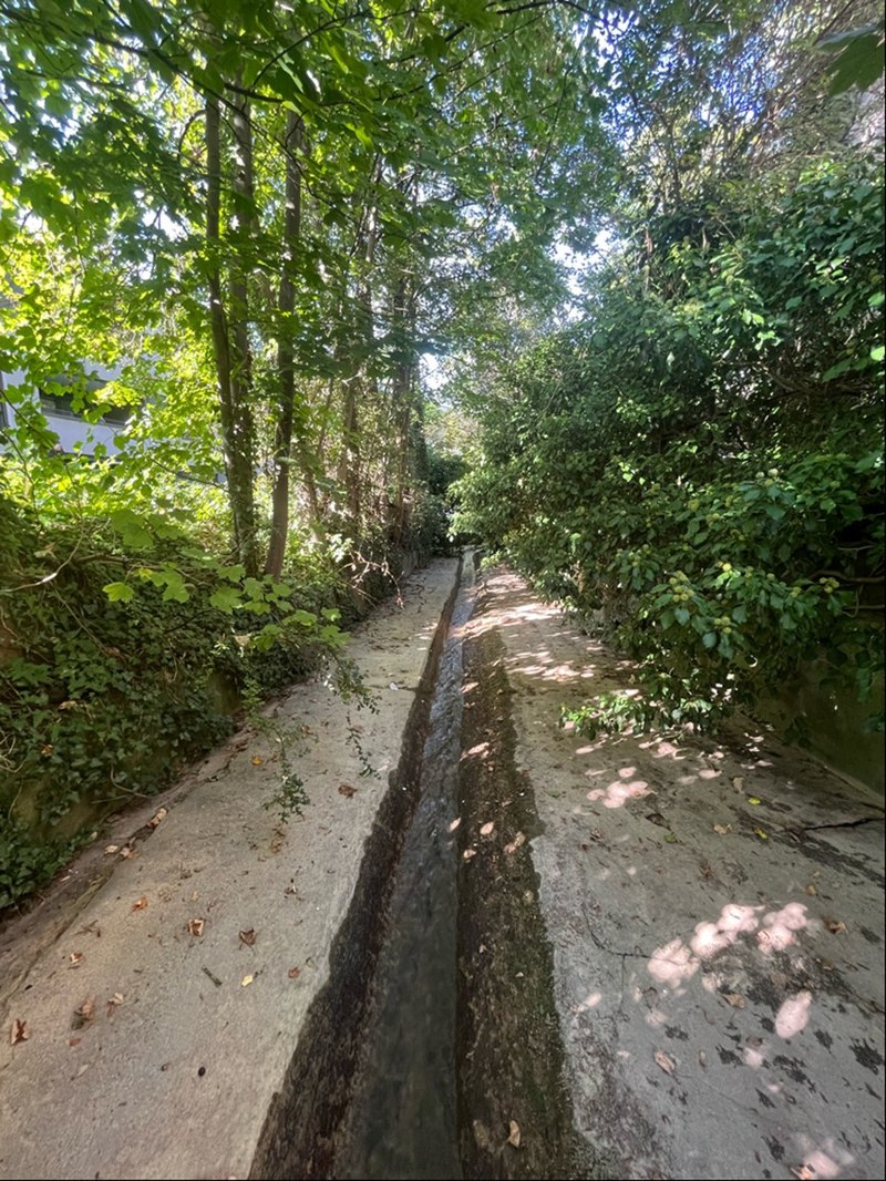 Der Wasserlauf des Orisbachs in Liestal