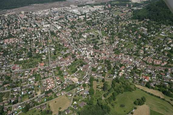 Luftaufnahme von Muttenz