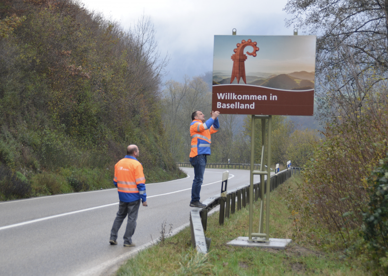 Die aktuelle Bauarbeiten an Kantonsstrassen