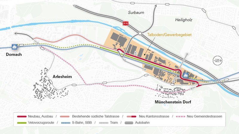 Projekt Ausbau der Talstrasse
