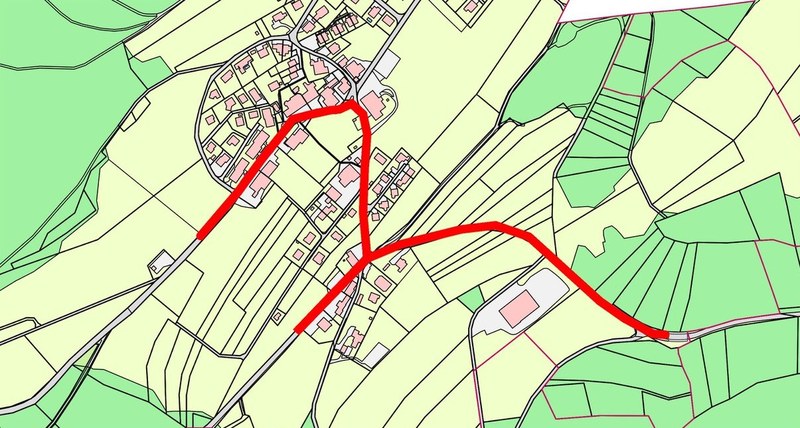 Erneuerung Kantonsstrasse, Neubau Bushaltestellen Hersberg Dorf nach Behindertengleichstellungsgesetz (BehiG) sowie Werkleitungsarbeiten Bauperimeter Hersberg