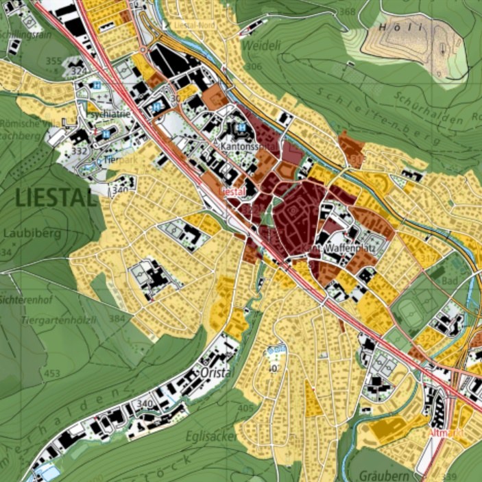 Planungshinweiskarte Nacht