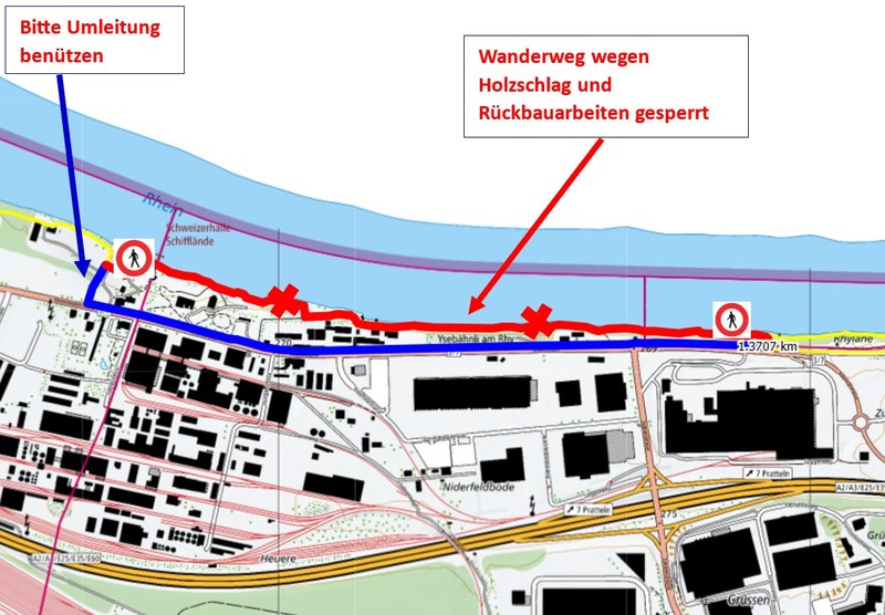 Pratteln: Altlastensanierung Rheinlehne