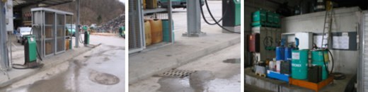 Tankstellenentwässerung für Ethanol enthaltende Treibstoffe, Biodiesel und Harnstoff