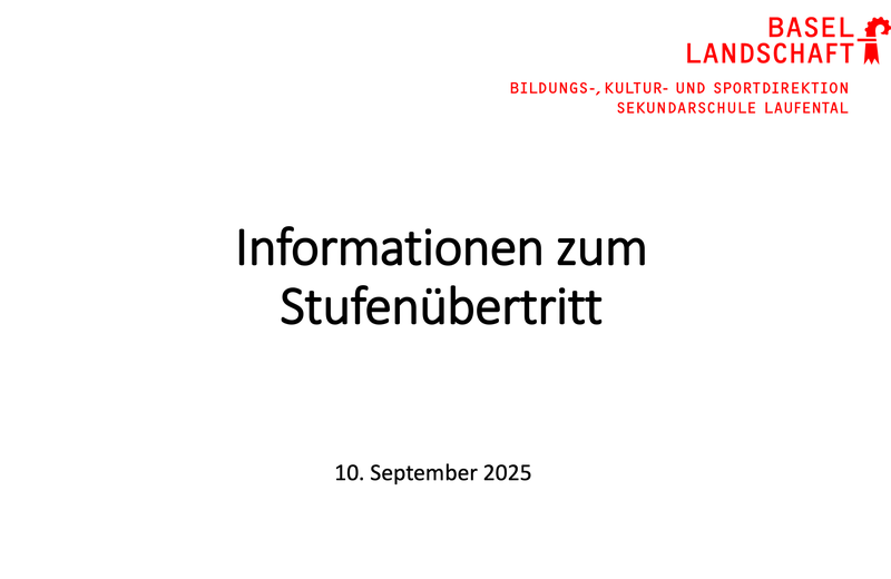 Übertritt Primarschule