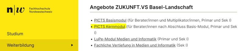 PICTS Kernmodul