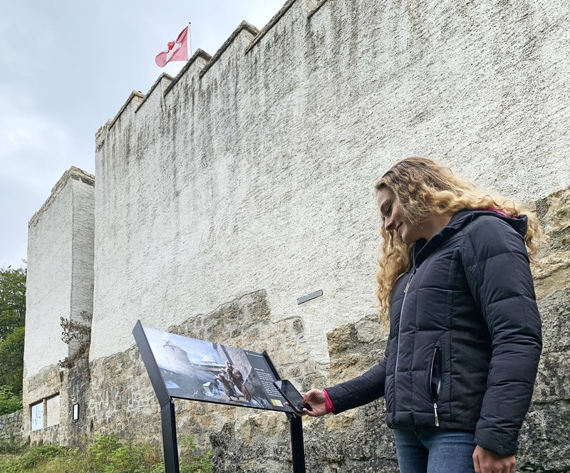 Einweihung Audio-Stationen auf der Ruine Farnsburg