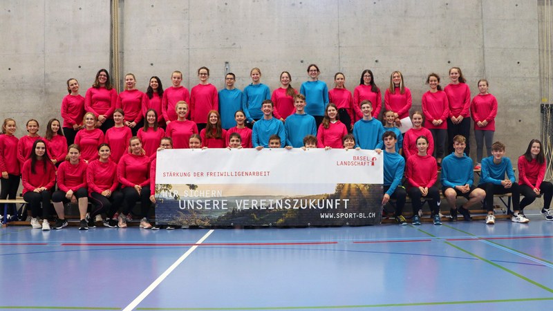Das Sportamt Baselland startet eine Kampagne, um Jugendliche aktiv in die Vereinsarbeit einzubinden