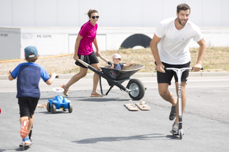 Der Familiensporttag als erster von zahlreichen Anlässen des Sportamts auf dem ESAF-Gelände