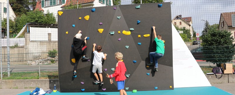 Mobile Boulderwand