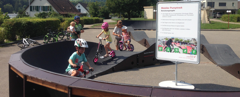 Mobiler Pumptrack