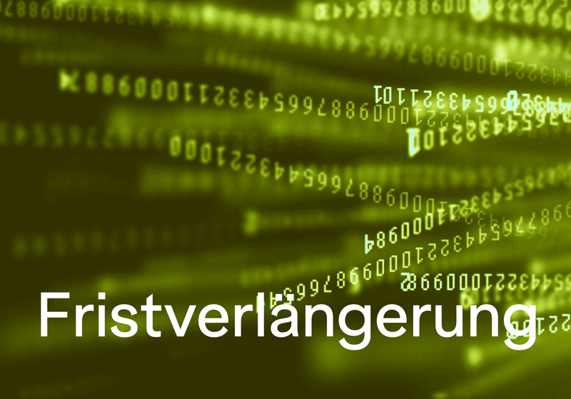 Fristverlängerung