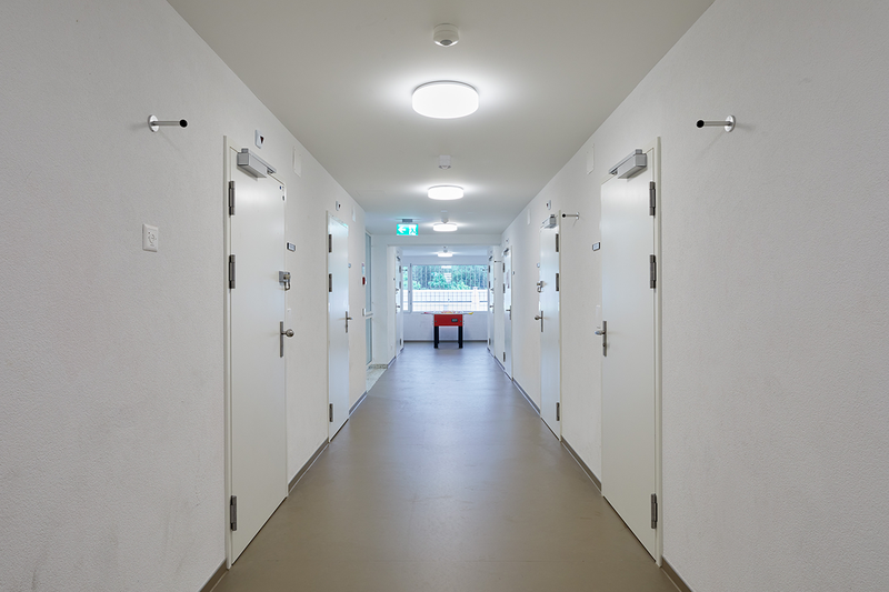 Geschlossene Eintrittsabteilung