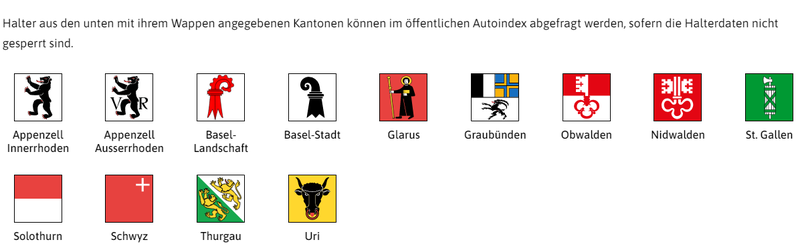Teilnehmende Kantone