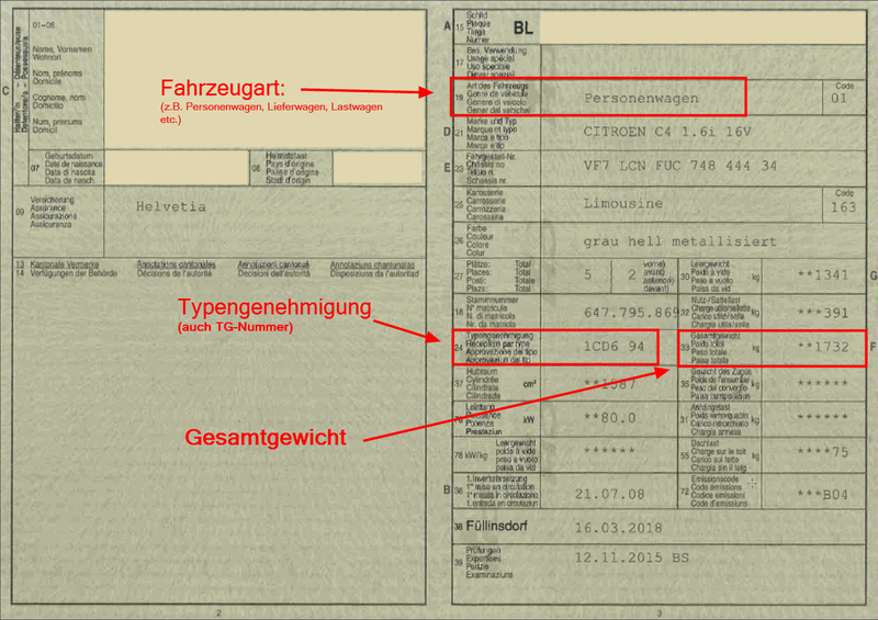 Bild Fahrzeugausweis