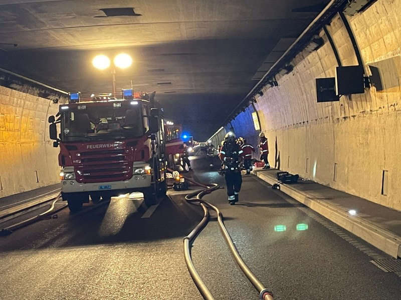 Brand LKW