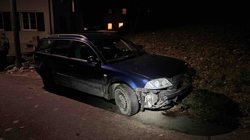 Selbstunfall mit Personenwagen