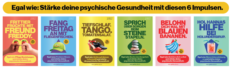 Die neue «Wie geht’s dir?» - Kampagne: 6 Impulse für die psychische Gesundheit