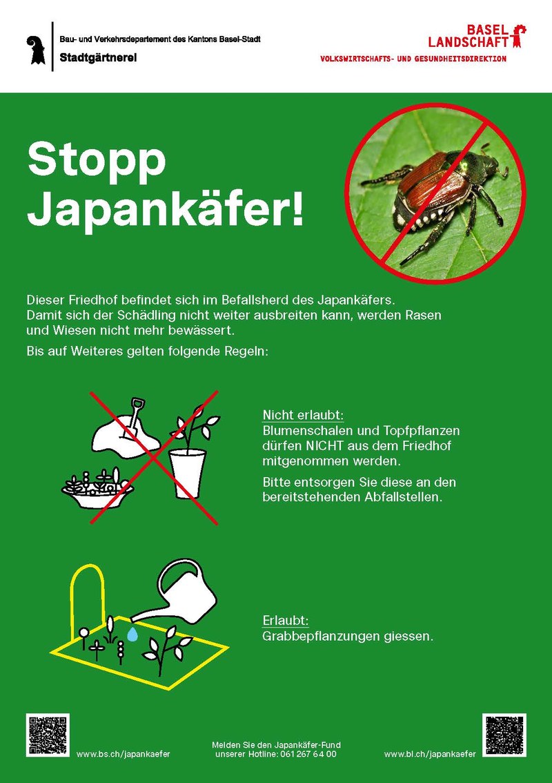 Flyer Friedhöfe