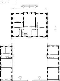 Grundriss der Schlossanlage, Erdgeschoss