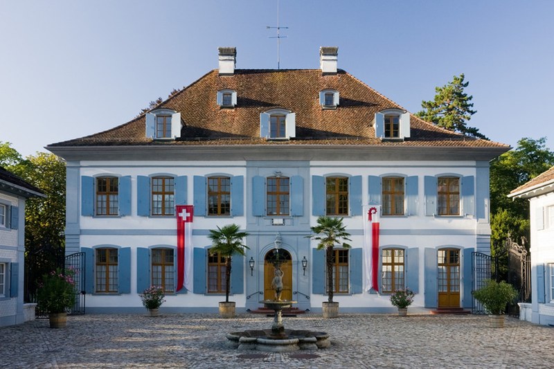 Ansicht Schloss Ebenrain, Sissach