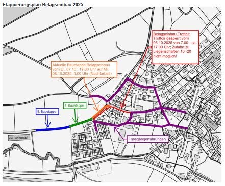 Arisdorf, Nord 2 Erneuerung Hauptstrasse  Info-Flyer Nr. 7, September 2025  Info–Flyer Nr. 7 vom 30. September 2025