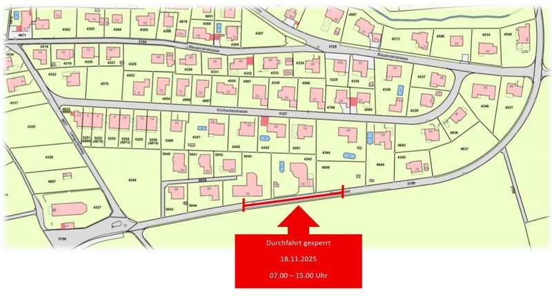 Verkehrsbehinderungen – Sperrung Ringstrasse, 18. November 2025