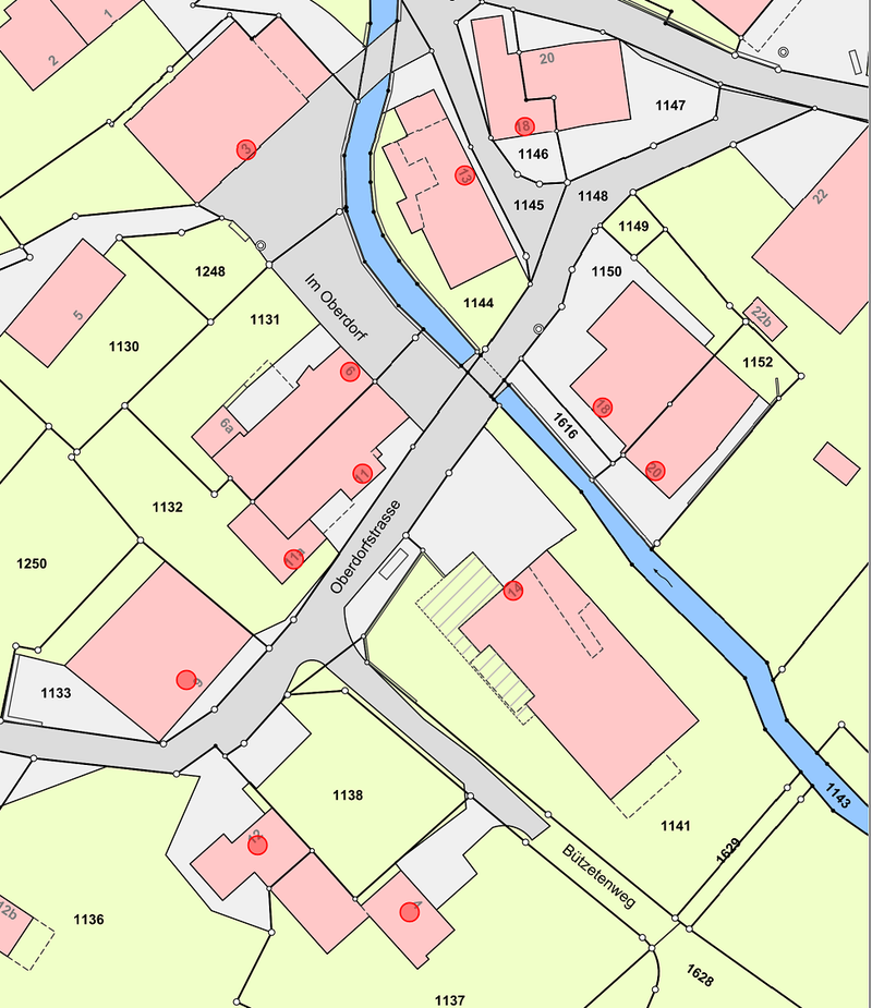 Wasserabstellung infolge Sanierung Oberdorfstrasse
