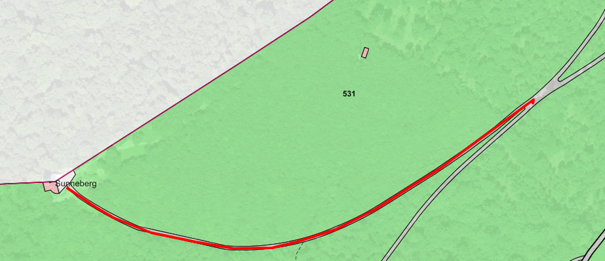 Unterhaltsarbeiten Waldstrasse Sonnenberg
