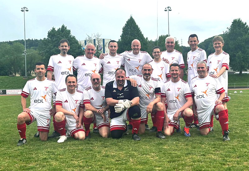 Der FC Landrat BL beim Spiel gegen den Grossen Rat des Kantons Aargau