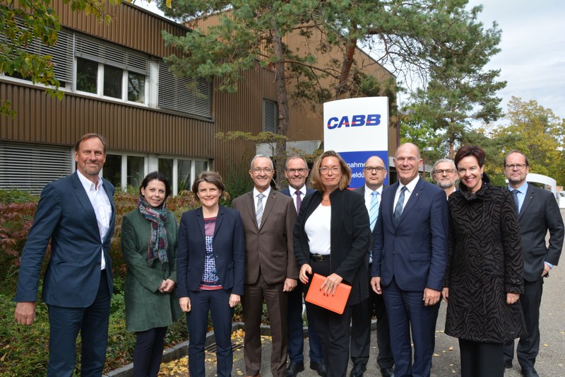 Regierungsrat besucht die CABB AG